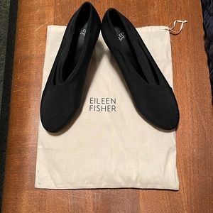 Eileen Fisher black heels size 9.5